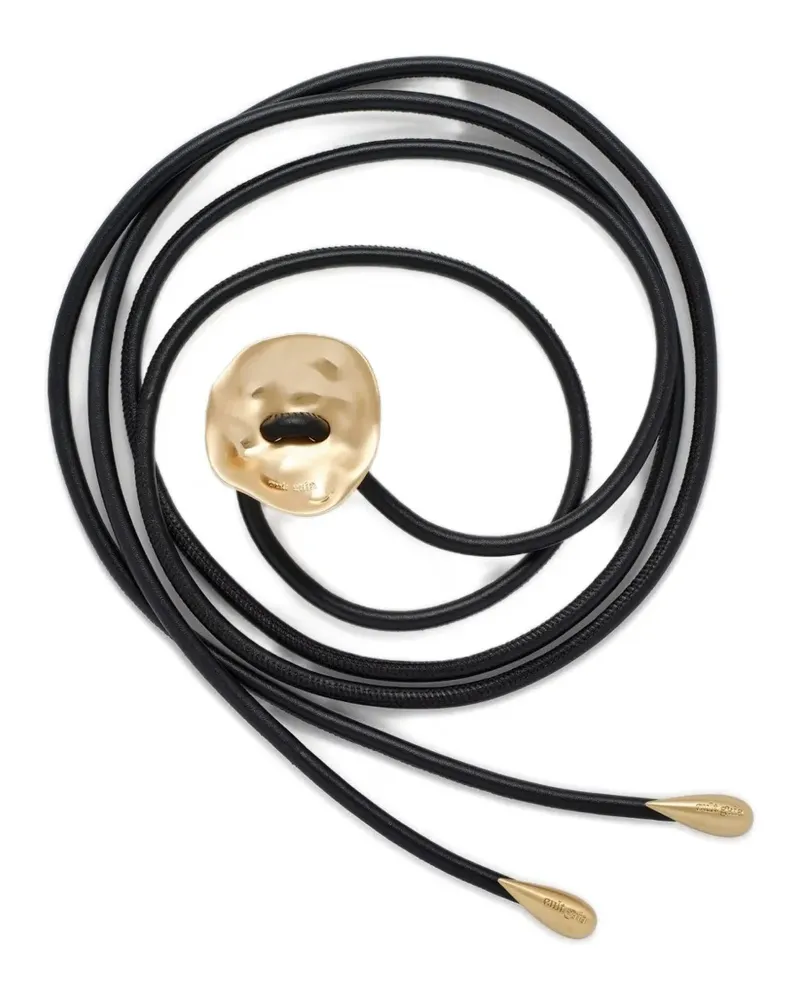 Cult Gaia Izara leather belt - Schwarz Schwarz