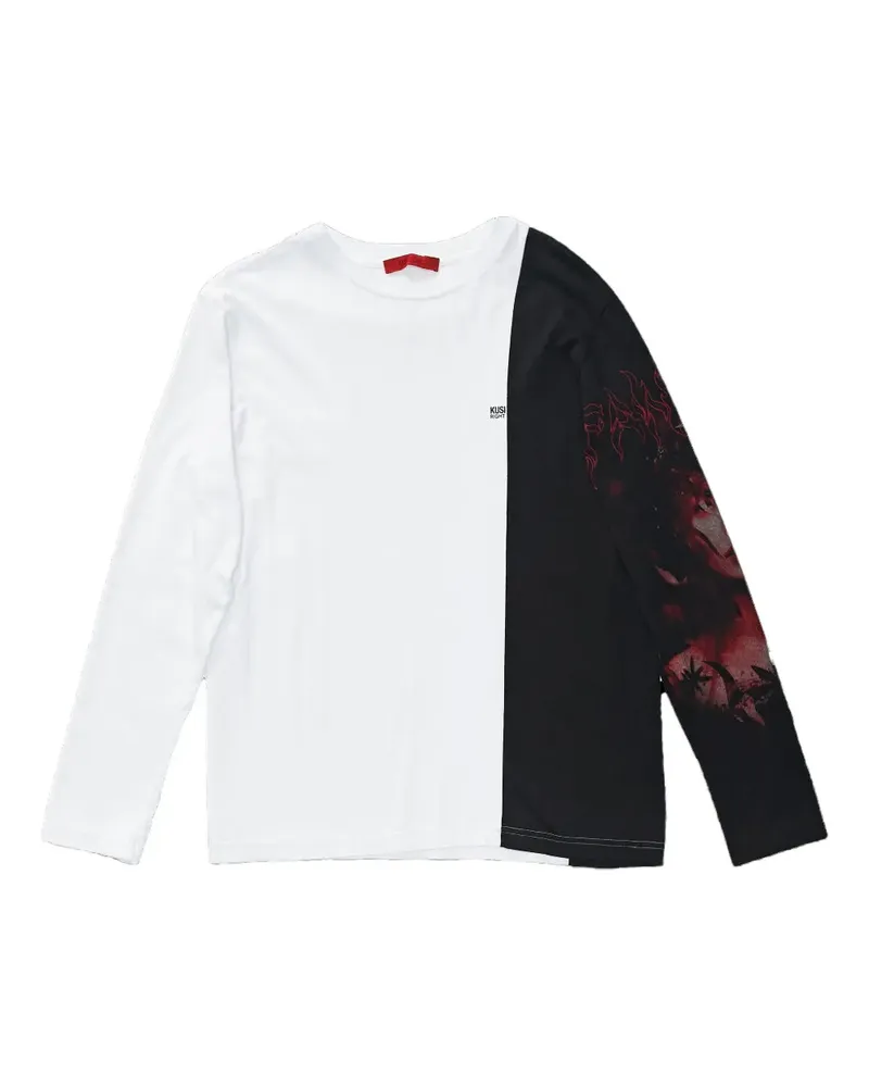 KUSIKOHC T-Shirt mit Logo-Print - Weiß Weiß