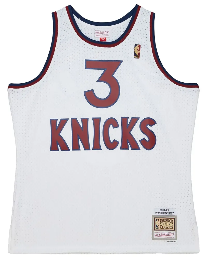 Mitchell & Ness NBA "Knicks 2004 Stephon Marbury" Trikot - Weiß Weiß