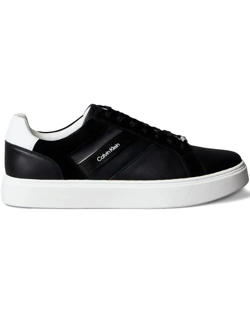 Calvin Klein Sneakers mit Einsätzen - Schwarz Schwarz
