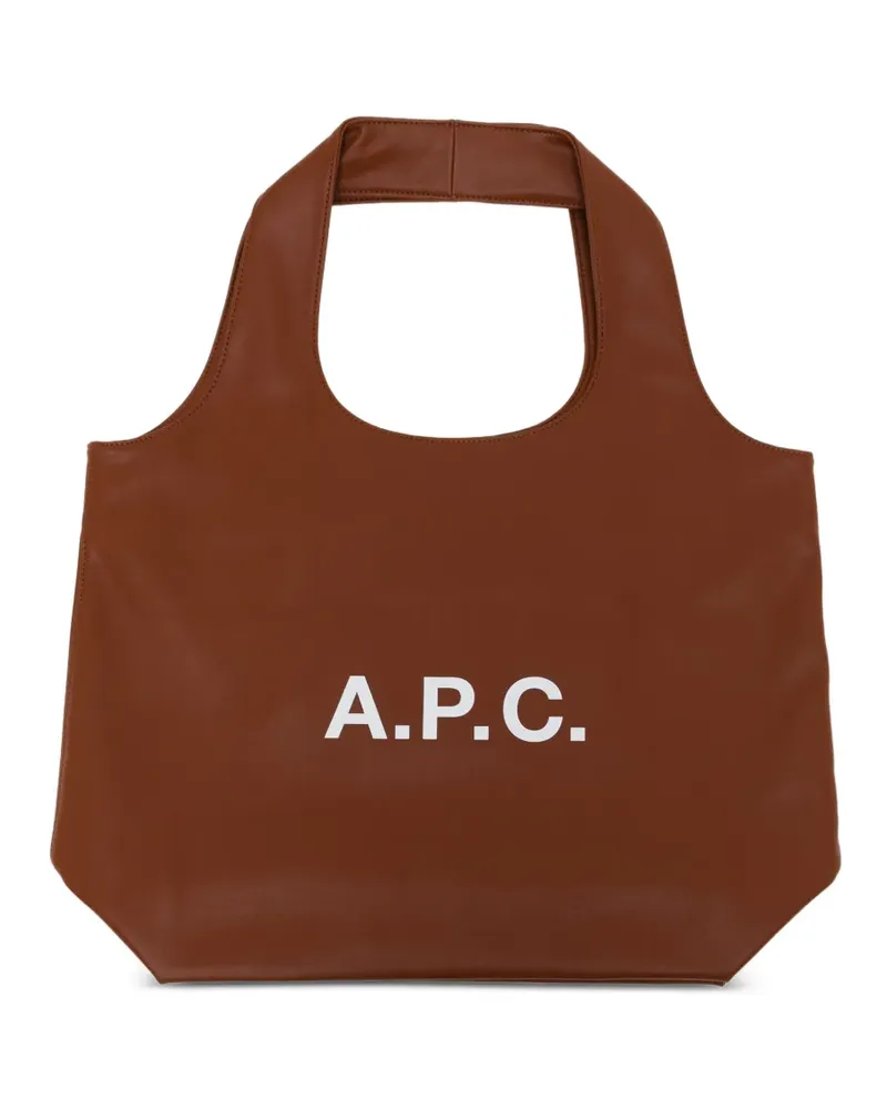 A.P.C. Ninon Tote Bag - Braun Braun