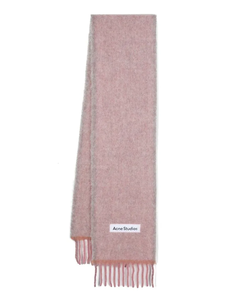 Acne Studios Schal mit Fransen - Rosa Rosa
