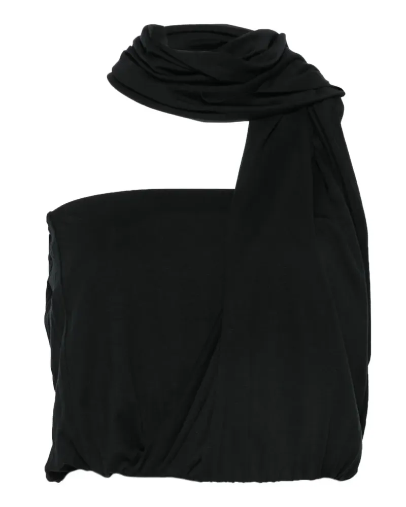GIMAGUAS Top mit Schaldetail - Schwarz Schwarz