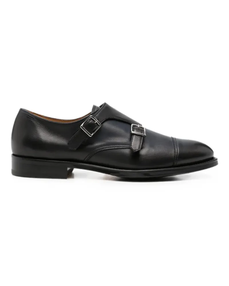 Doucal´s double-buckle monk shoes - Schwarz Schwarz