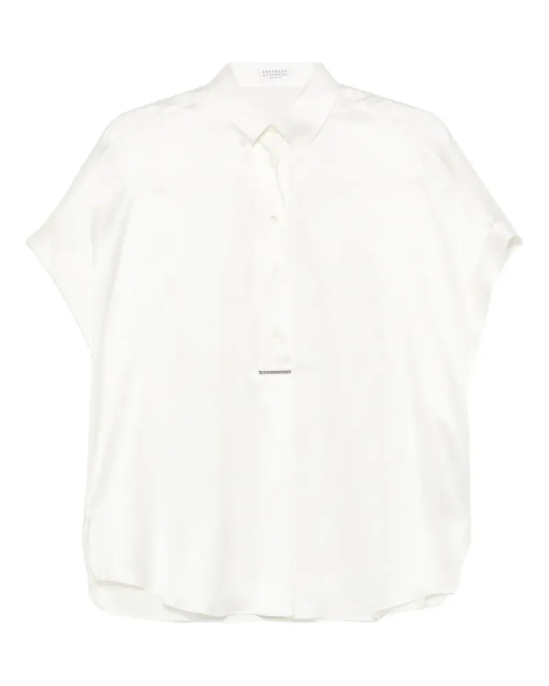 Brunello Cucinelli short-sleeve shirt - Weiß Weiß