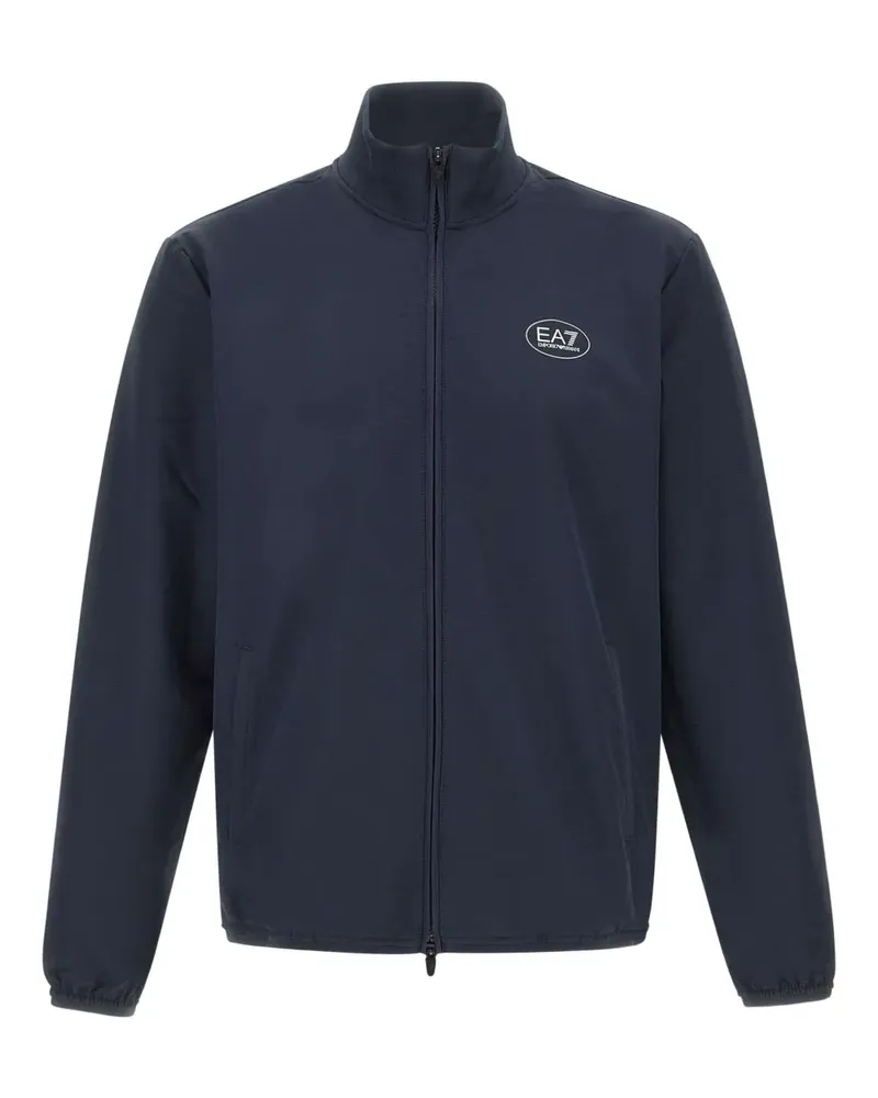 EA7 Sweatshirt mit Reißverschluss - Blau Blau
