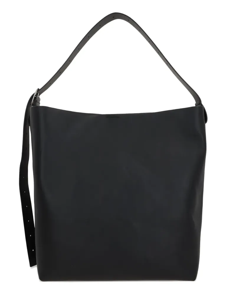 Jil Sander Schultertasche aus Leder - Schwarz Schwarz