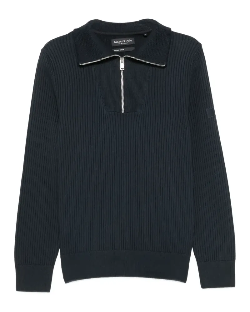 Marc O'Polo half-zip sweater - Blau Blau