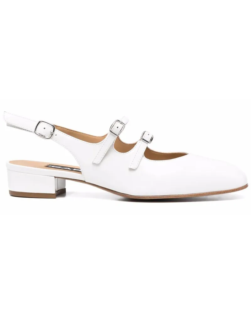 Carel Pumps aus Lackleder - Weiß Weiß