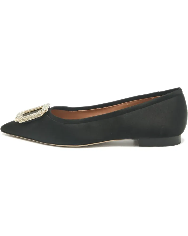 Malone Souliers Ballerinas mit Verzierung - Schwarz Schwarz