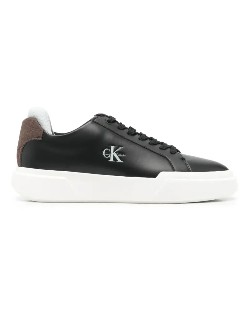 Calvin Klein Chunky Cupsole Sneakers mit Logo - Schwarz Schwarz