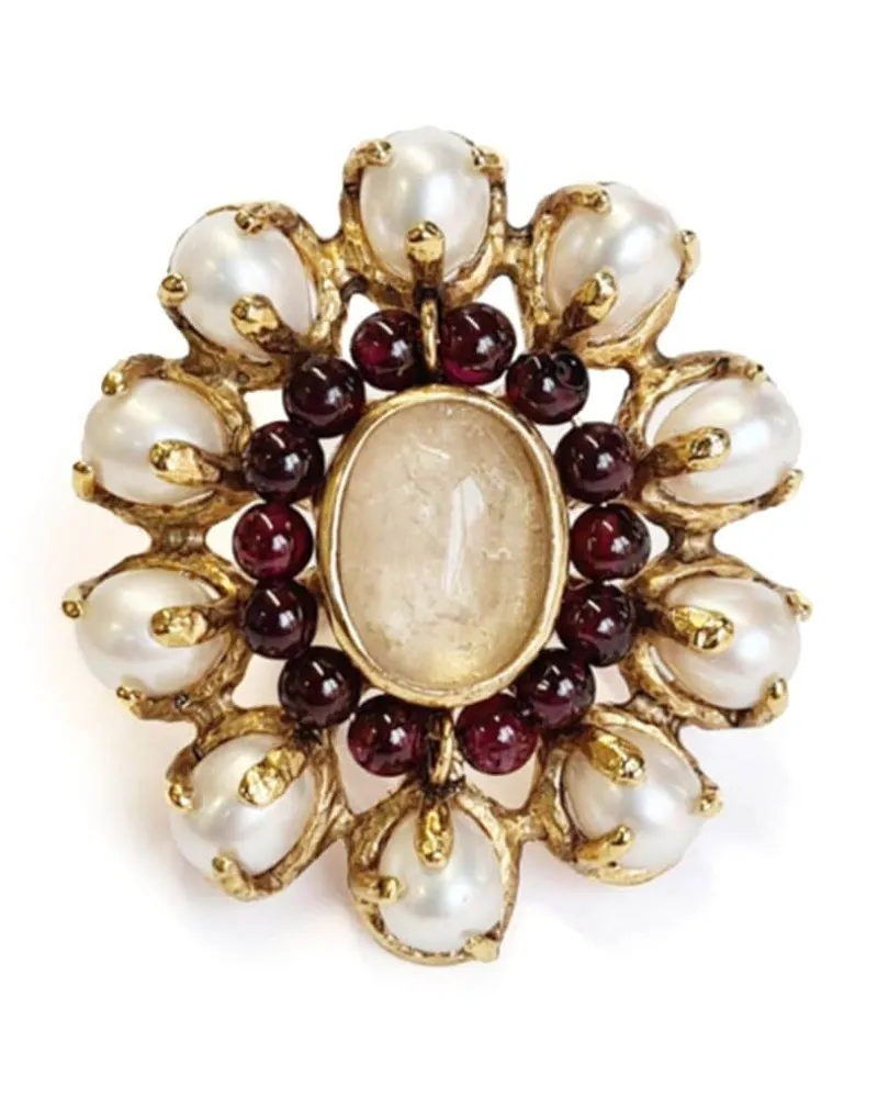 Goossens Paris Perle Baroque' Ring - Weiß Weiß