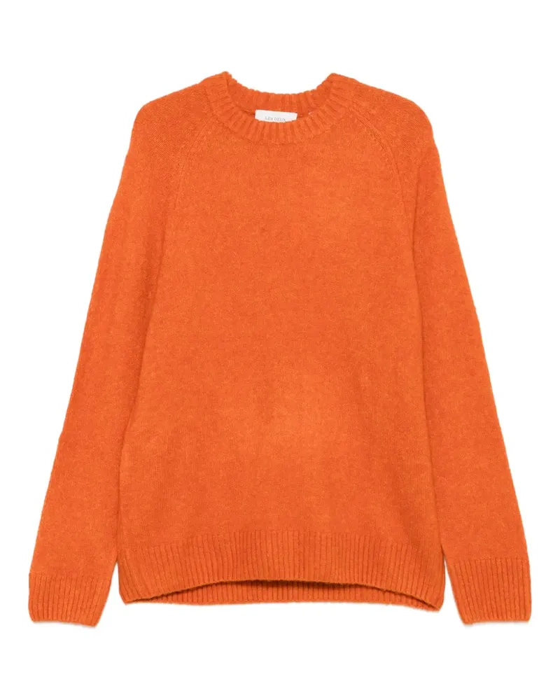 LES DEUX Pullover mit rundem Ausschnitt - Orange Orange