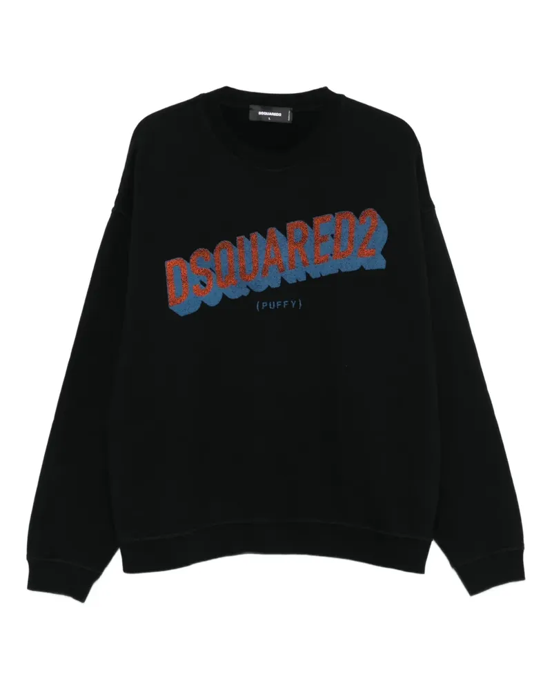Dsquared2 Sweatshirt mit Logo-Print - Schwarz Schwarz