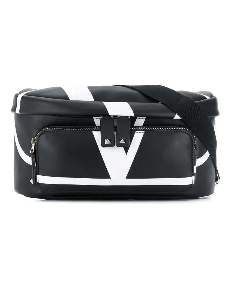 Valentino Garavani Gürteltasche mit VLOGO - Schwarz Schwarz