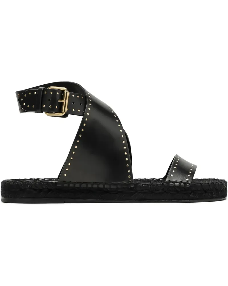 Isabel Marant Sandalen mit Nieten - Schwarz Schwarz
