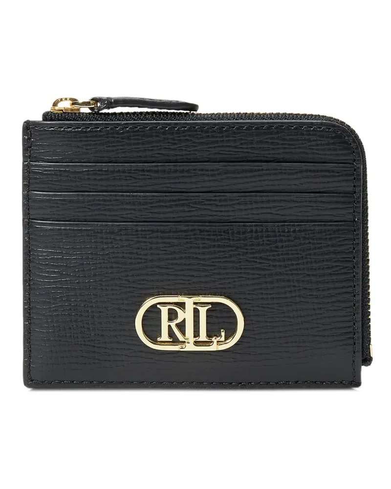 Ralph Lauren Portemonnaie mit Logo-Schild - Schwarz Schwarz