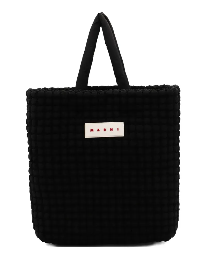 Marni Wattierte Tote Bag - Schwarz Schwarz