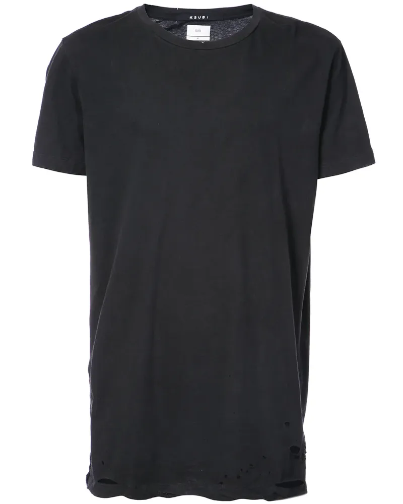 ksubi Klassisches T-Shirt - Schwarz Schwarz