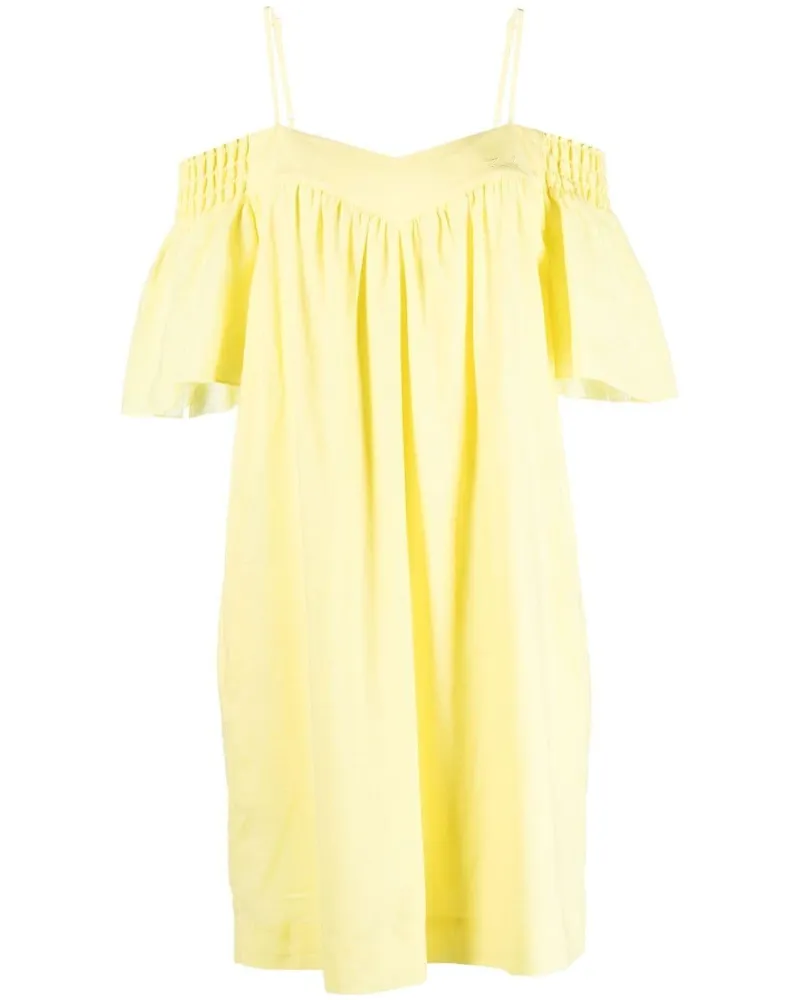 Karl Lagerfeld Maxikleid mit Gürtel - Gelb Gelb