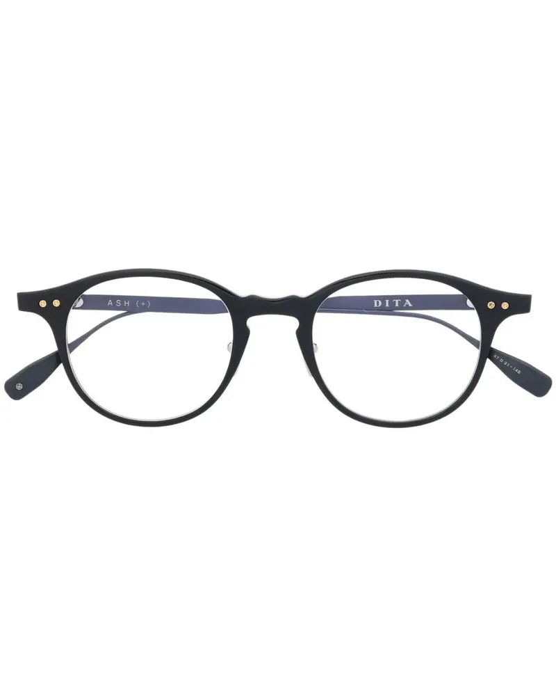DITA Ash Brille mit Logo-Gravur - Blau Blau