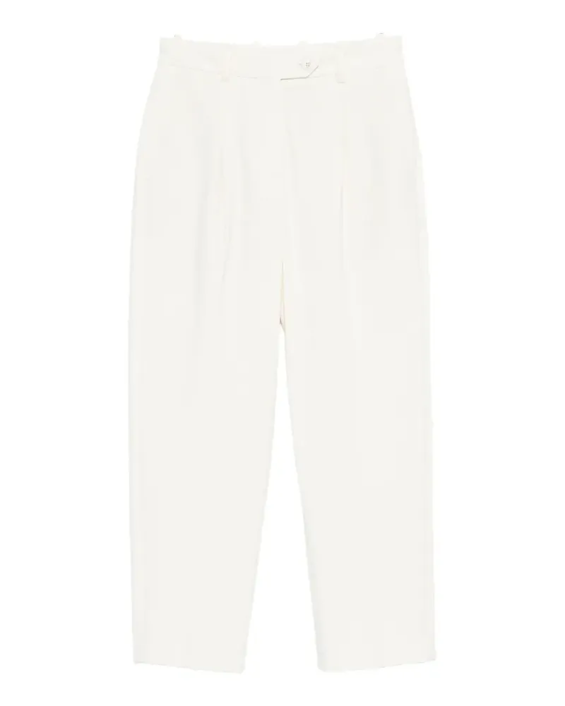 CIRCOLO 1901 pleated cropped trousers - Nude Nude