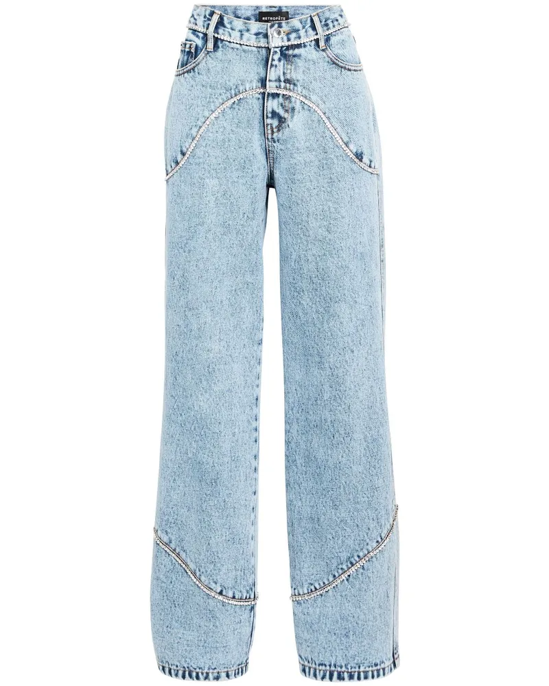 Retrofête Izzie Jeans - Blau Blau