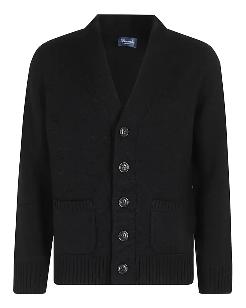 Drumohr  Cardigan aus Merinowolle - Schwarz Schwarz