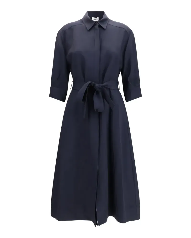 P.A.R.O.S.H. P.A.R.O H. belted midi dress - Blau Blau