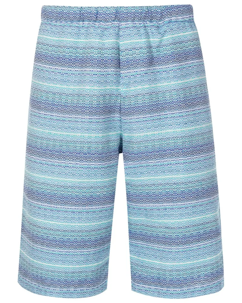 Amir Slama x Mahaslama gestreifte Shorts Blau