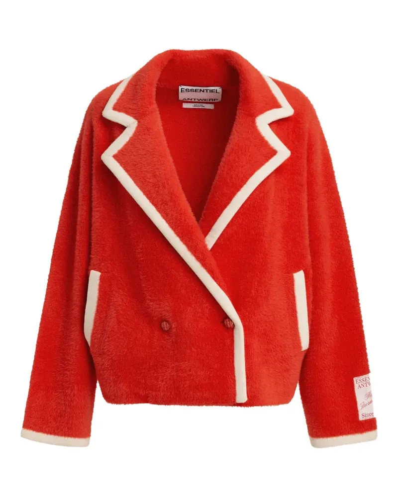 Essentiel Doppelreihiger Cardigan - Rot Rot