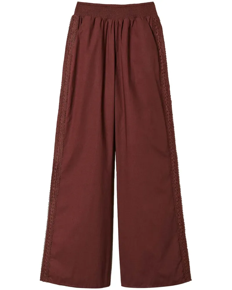 Twin-Set Gewebte Hose - Braun Braun