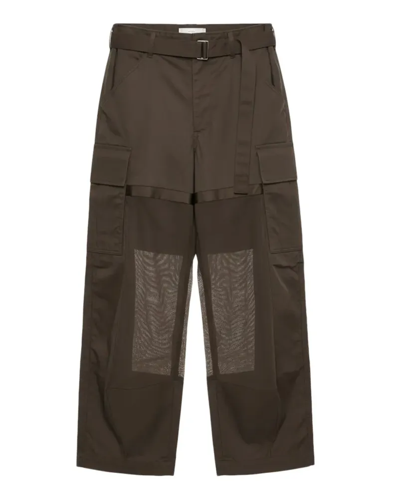 Sacai straight trousers - Braun Braun
