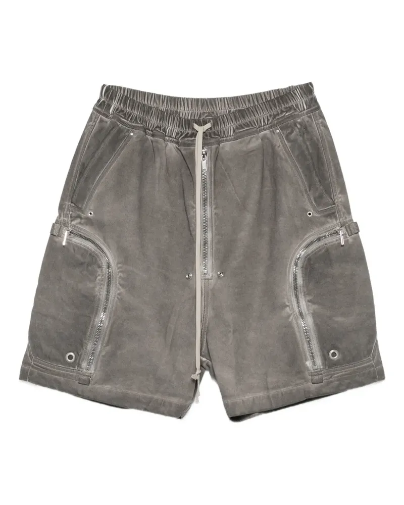 DRKSHDW by Rick Owens Bauhaus Cargo-Shorts mit Reißverschluss - Grau Grau