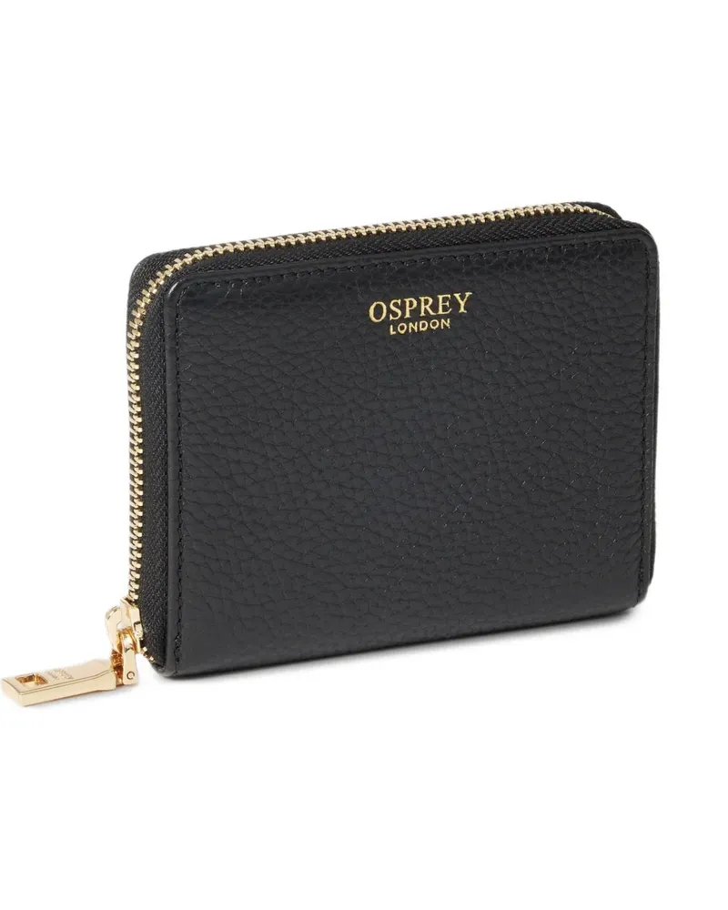 Osprey small Core leather wallet - Schwarz Schwarz