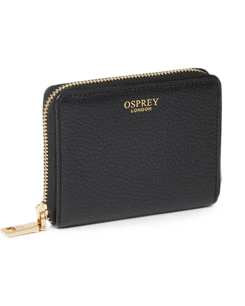 Osprey small Core leather wallet - Schwarz Schwarz