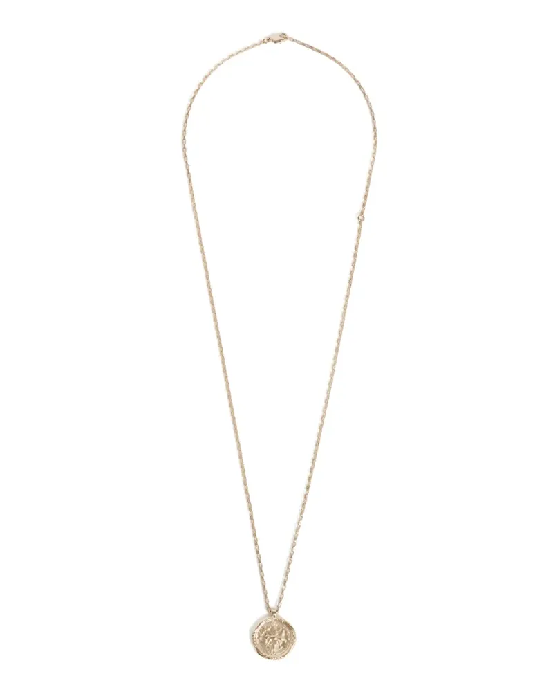 Kitsuné fox pendant necklace - Gold Gold