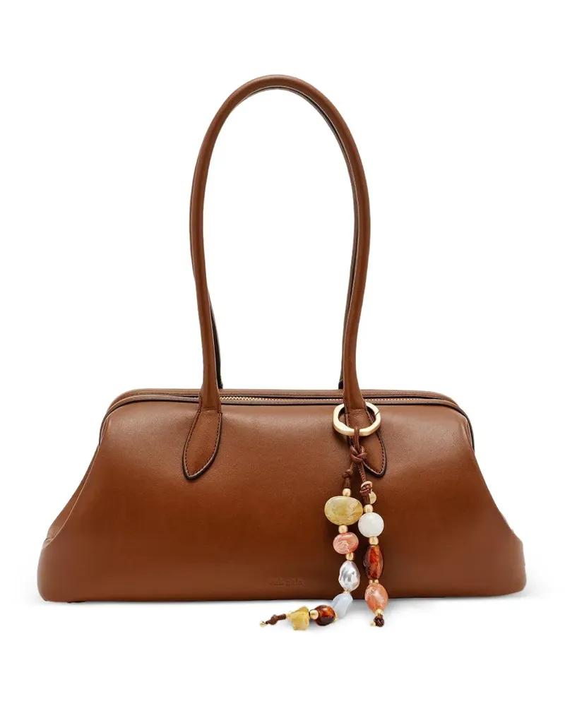 Cult Gaia Raia Schultertasche mit Perlen - Braun Braun