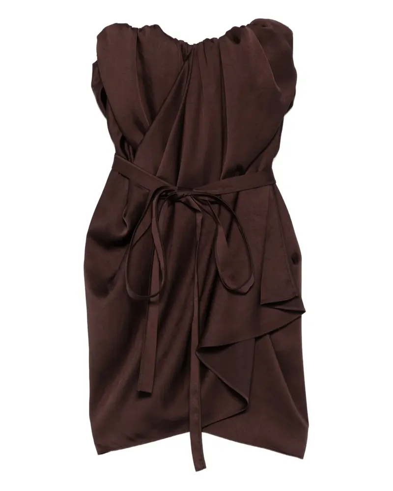 Vivienne Westwood Drapiertes Midikleid - Braun Braun