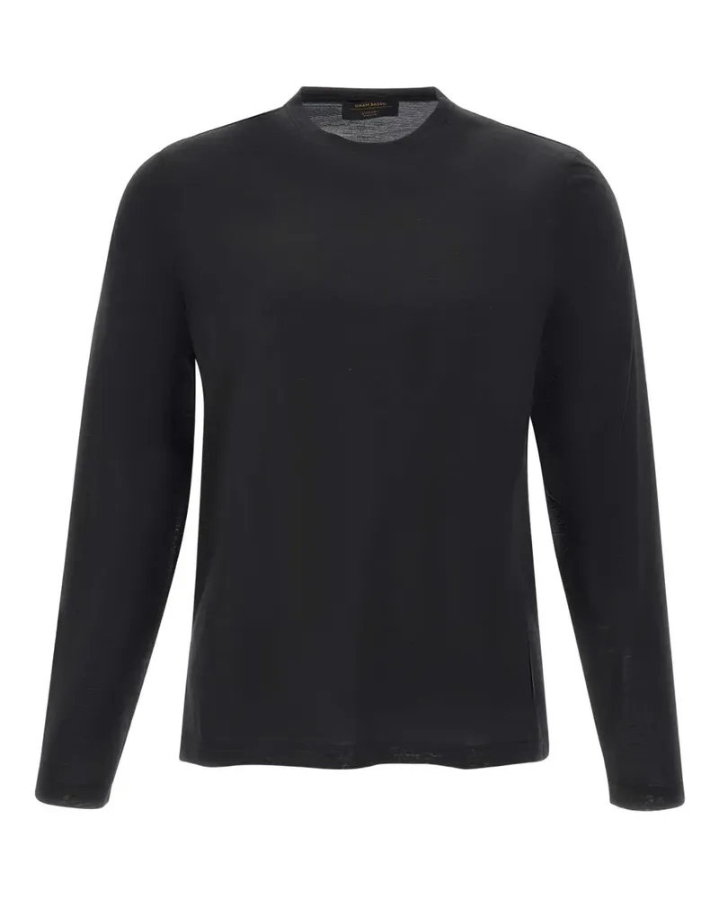 Gran Sasso Pullover mit Rundhalsausschnitt - Schwarz Schwarz