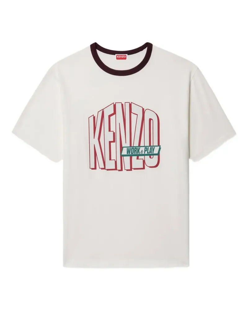 Kenzo Work and Play T-Shirt - Weiß Weiß