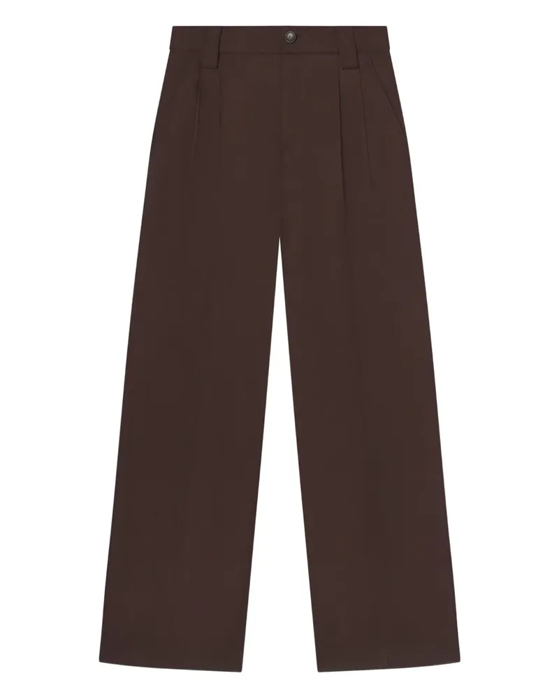 A.L.C. Hose mit Faltendetail - Braun Braun