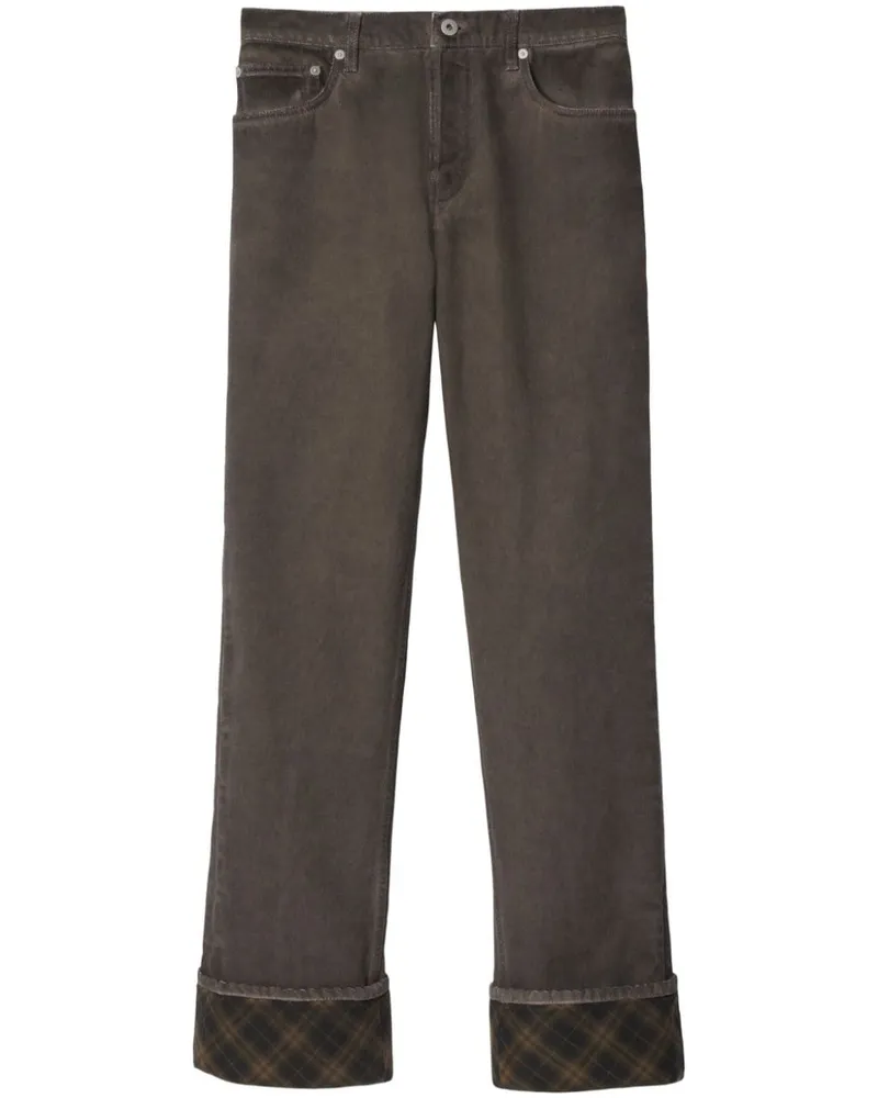 Burberry Jeans mit weitem Bein - Grau Grau