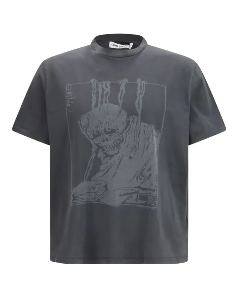 Our Legacy Box graphic-print T-shirt - Grau Grau