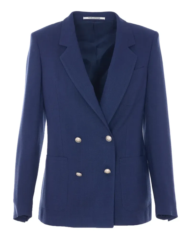 Tagliatore J-Nayade double-breasted blazer - Blau Blau