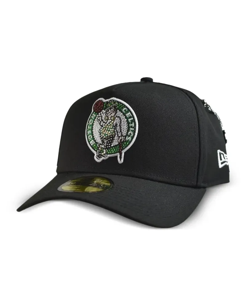 New Era 59FORTY NBA26 Draft Boston Celtics Baseballkappe mit Strass - Schwarz Schwarz