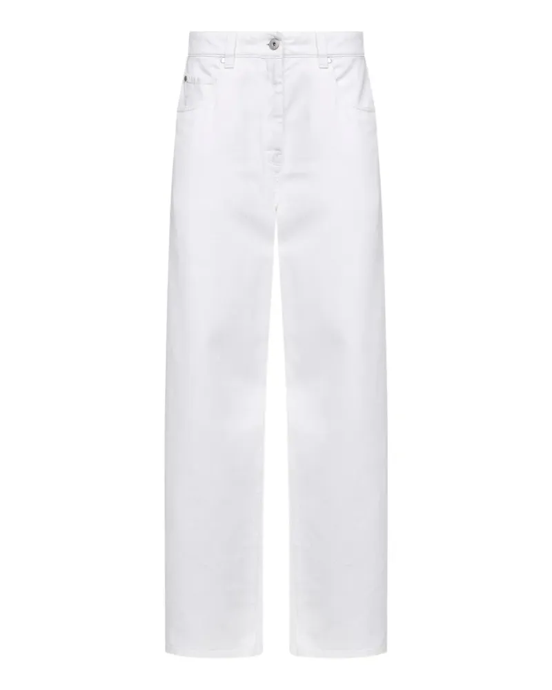 Brunello Cucinelli five-pocket-style jeans - Weiß Weiß