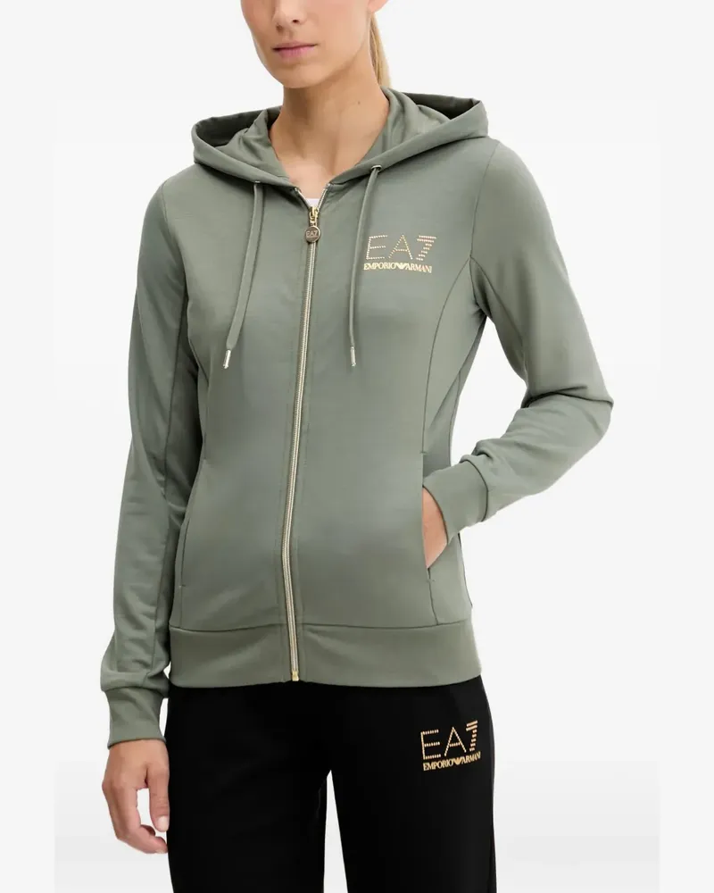 EA7 logo-detail tracksuit - Grün Grün