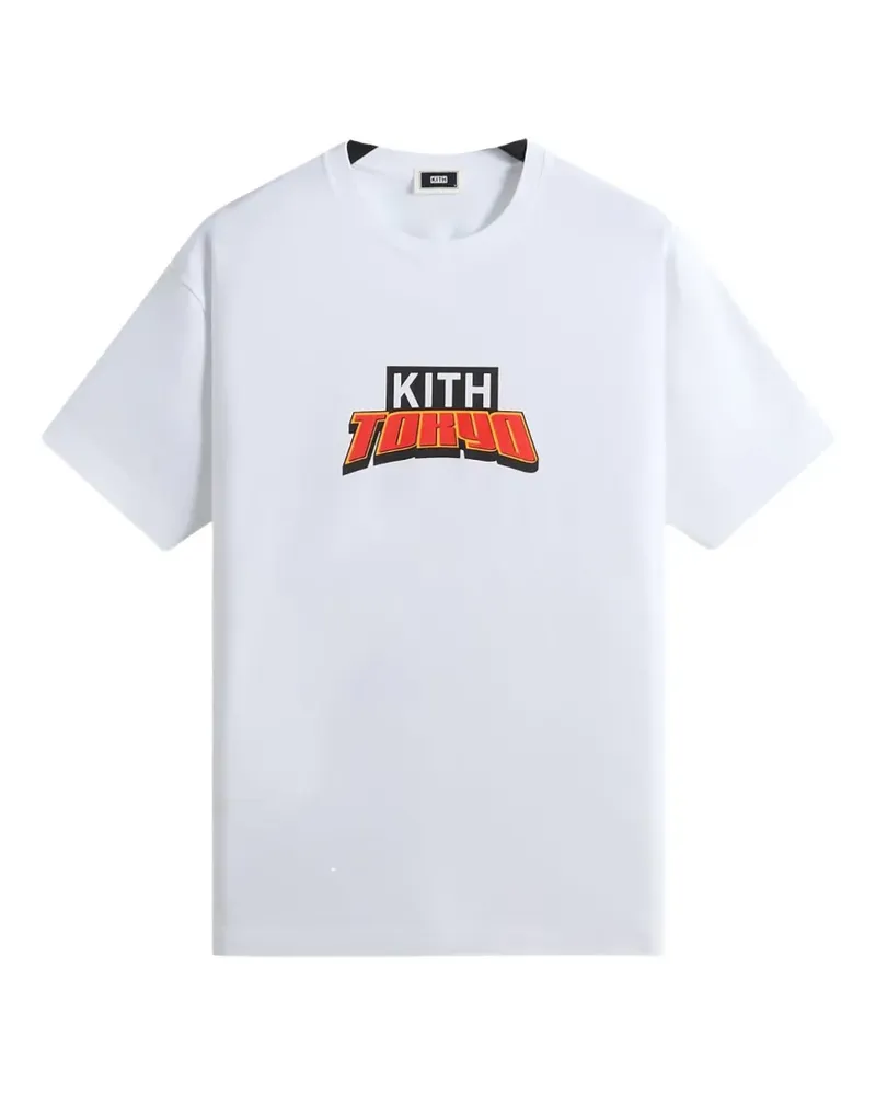 KITH Tokyo logo-print T-shirt - Weiß Weiß