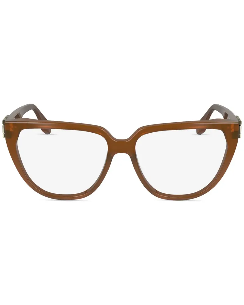 Victoria Beckham Brille mit eckigem Gestell - Braun Braun